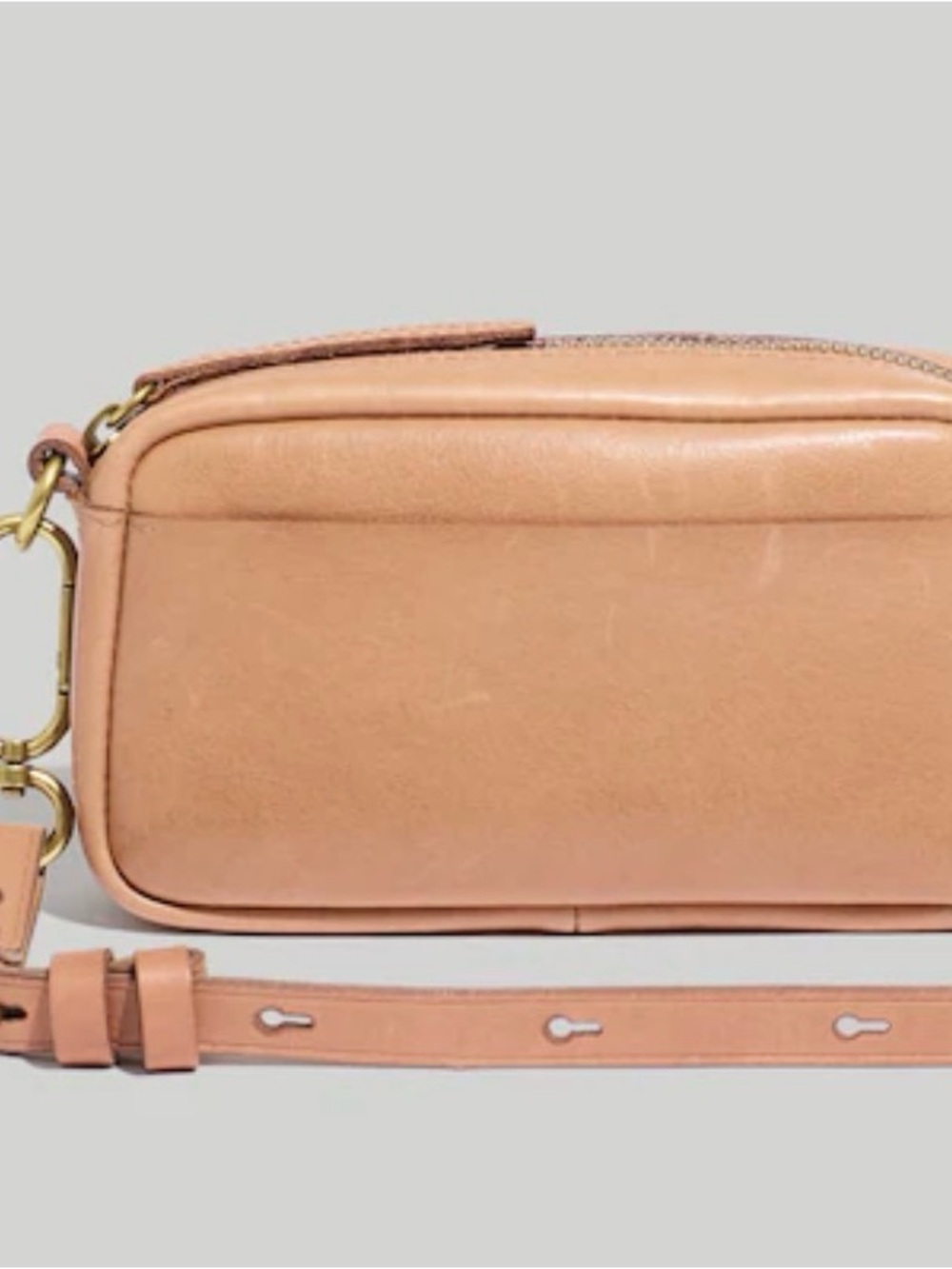 Madewell The Leather Carabiner Mini Crossbody Ba